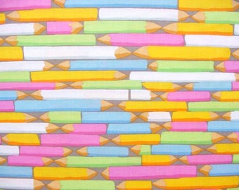 Kaffe Fassett Pencils Pastel - 1/2 yard cotton quilt fabric