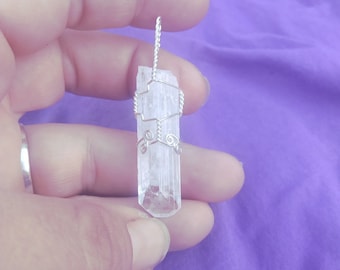 Danburite Wirewrapped Pendant