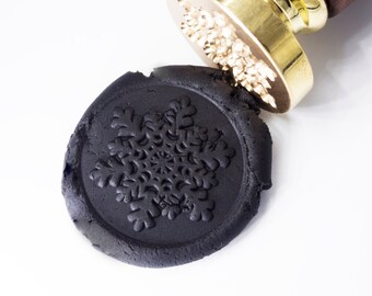 Wax Seal Stamp Snowflakes 1 | Christmas Card | Xmas Gift
