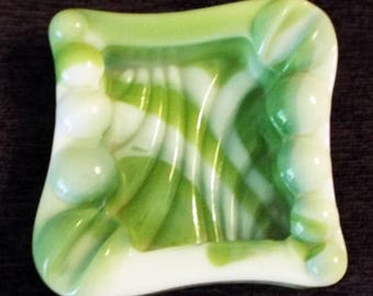 Westmoreland Glass Slag Glass Ashtray