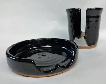 Ready To Ship Spoon rest and sponge holder set