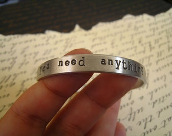 Dr. Horrible "Do you need anything dampened or made soggy" Bangle, Moist quote, Dr Horrible's Sing-a-Long, Gift Wrapped FREE SHIPPING