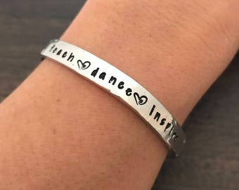 Dance Teacher Gift. Ballerina Gift. Dance team jewelry. Ballet bracelet. Dance bracelet. Dancer Gift. Dance Team. Dance Recital Gift