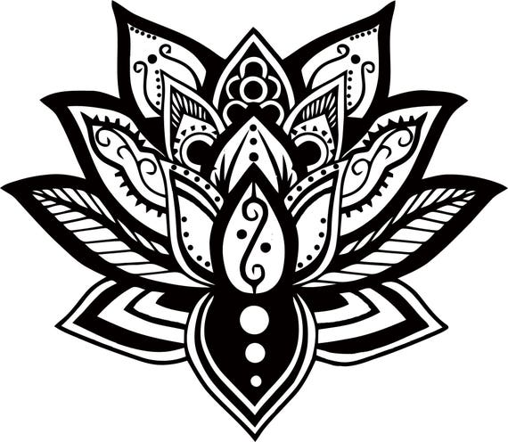 Free Free 339 Lotus Flower Svg Cricut Mandala Svg SVG PNG EPS DXF File