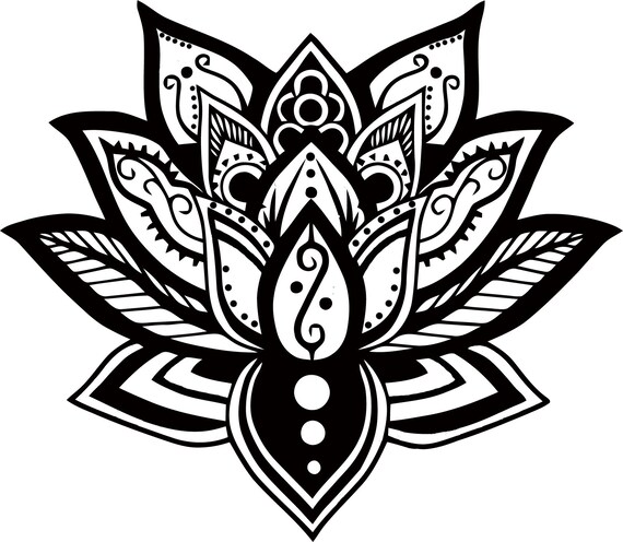 Download Lotus Mandala SVG Digital Download