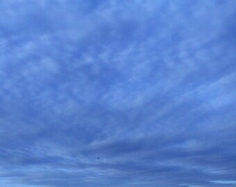 The blue sky is an original photograph