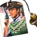 Mini Bookmark with Bronze Pendant - Fistful of Dollars - Western - Movie Poster - Handmade