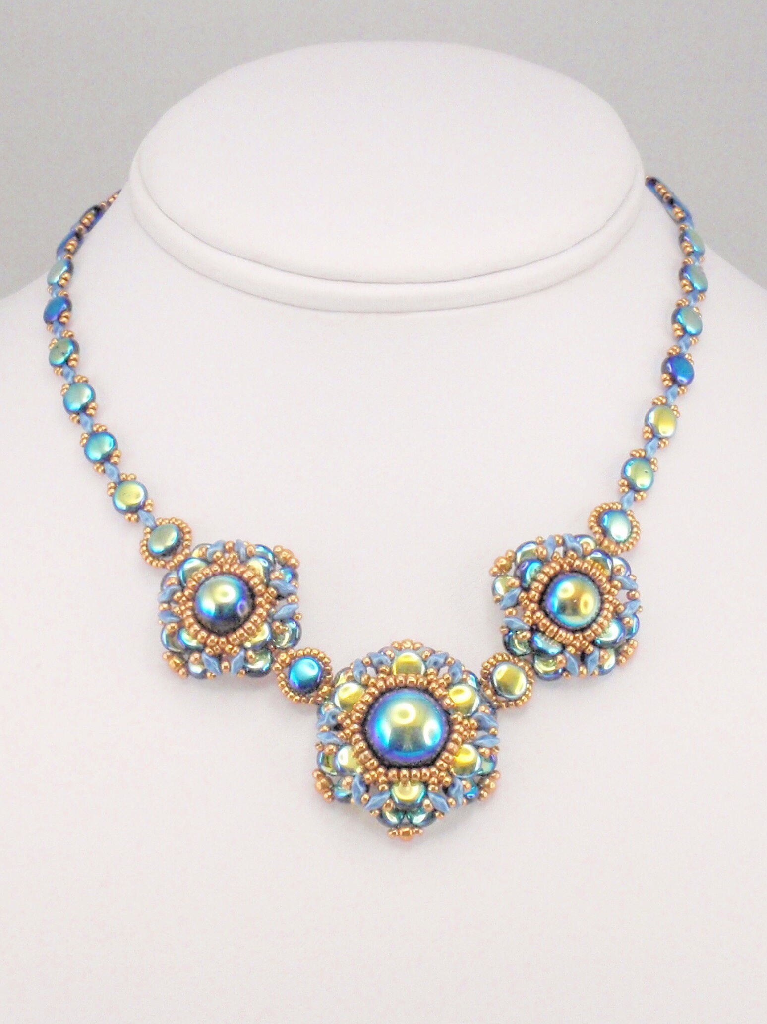 Beading Tutorial beadweaving pattern necklace pattern