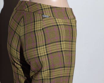 Green cropped Plaid "TEDDY SMITH". Nine T38