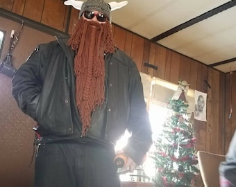 Viking Helm with beard
