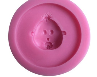3D Silicone Mold Face Shapes Mould For cup cakes cakes chocolate