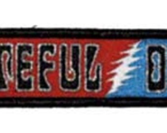 Grateful Dead 60'S Logo Iron On Patch 5" x 1" Officially Licensed by C&D Visionary P1350