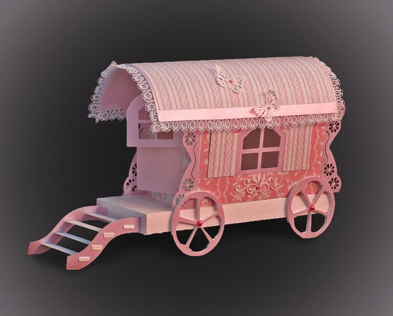 Download 3D SVG Gypsy/travellers Caravan SVG digital downlaod