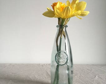 Recycled Glass Milk Bottle