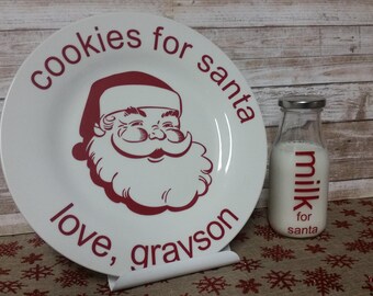 Cookies for Santa Plate Set