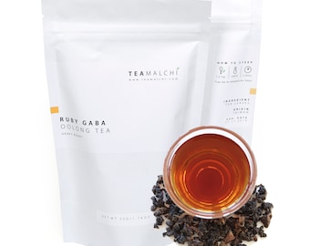 Natural Taiwan Ruby GABA Loose Leaf Oolong Tea, 50g/1.76 oz