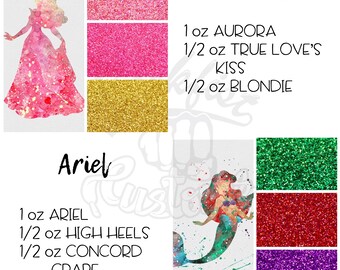 Backfist Customs Glitter || Princess & Villain Packs