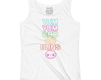 Women's Yum Yum Chocobuns Rainbow Flavor Tank