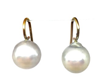 Light Blue Tahitian Pearl Earrings