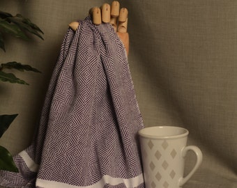 Handwoven Cotton Dishtowel (tea towel)