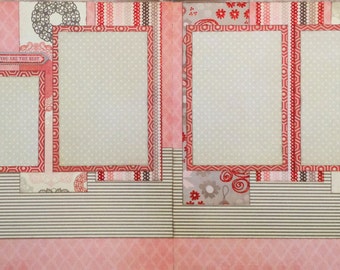 You Are the Best - Pre-cut 2-Page 12x12 Scrapbook Page Kit