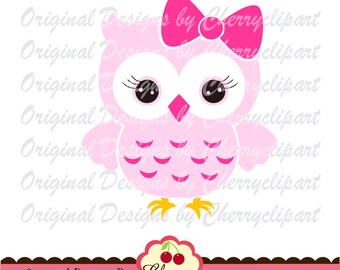Owl svg dxf, Owl with bow Silhouette Cut Files, Cricut Cut Files AN16 - Personal and Commercial Use-paper crafts,card making,web design