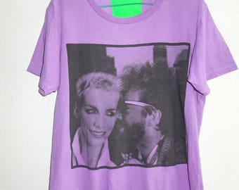 80's New Wave Grape Purple T Shirt