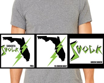 Men's SS Jersey Tee: 2 colors & 3 Designs
