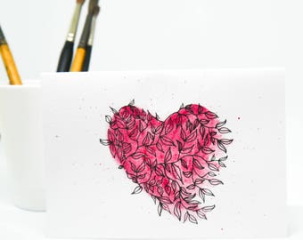 Greeting Card 'Love' (Large) - ORIGINAL