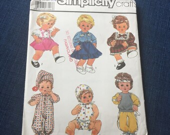 simplicity 8376 doll pattern