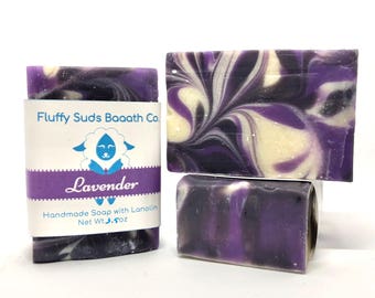 Lavender Soap - Handmade Soap - Lanolin Soap