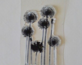 Dandelion, Flower, Plastic, Rubber, Silicone, unmounted Stamps