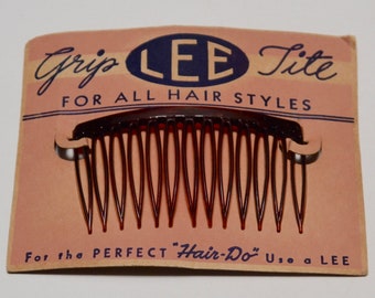vintage hair comb - Lee Grip Lite hair comb