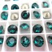 12 Emerald Foiled Swarovski Crystal Chaton Stone 1088 39ss 8mm