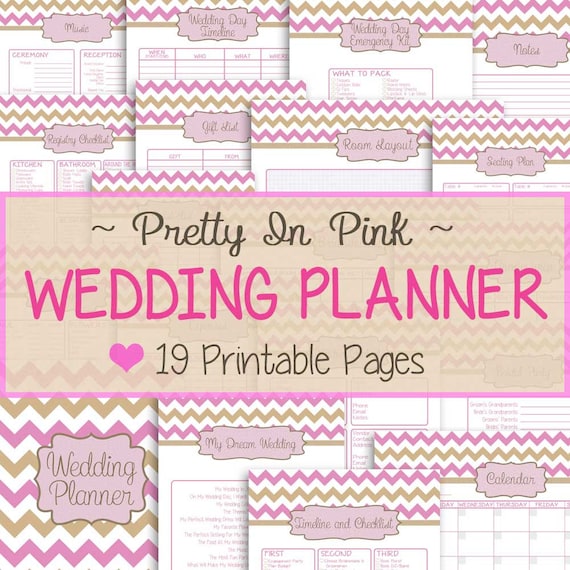 20 Best Free Printable Wedding organizer Binder Home Inspiration and