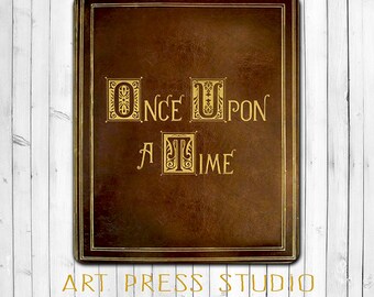 Once Upon a Time Mouse Pad, Fairy Tale Book Mouse Pad