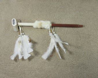Antler Pipe, Peace Pipe, Native American Pipe, Smoking Pipe, Wall Decor, Wall Hanging, Native American Made, Tribal, Cherokee Pipe #AP19