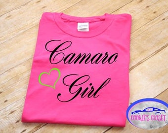 ladies camaro t shirt