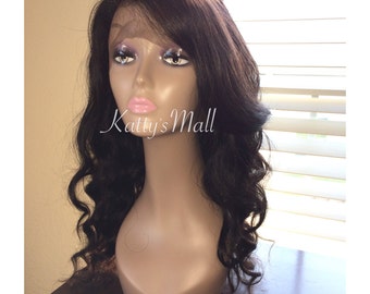Lace front wig 100% brazilian virgin hair wig, human hair wig, lace front wig, lace wig, bodywave wig full lace wig,lace wig