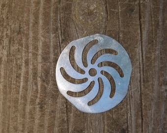 Swirl mold, cookie disc, Swirl shape for Mirro Cookie Press, REPLACEMENT part, Christmas cookies, Spritz, Butter, Cookie, Sugar cookies