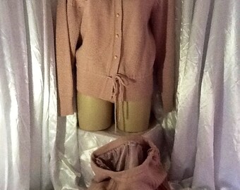 Classic Vintage knit suit size 12