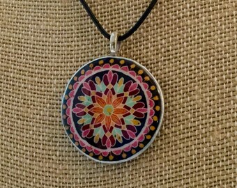 Pysanky, Ostrich eggshell, pendant