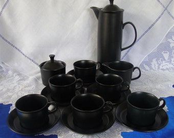 WEDGWOOD BLACK BASALT Coffee Pot Unrivalled Quality