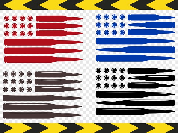 Download Bullet flag SVG decal US flag American USA Cut files for