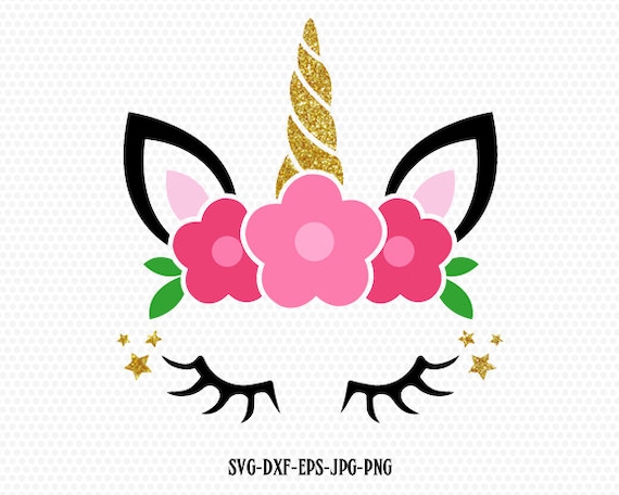 unicorn svg unicorn birthday svg unicorn head svg unicorn