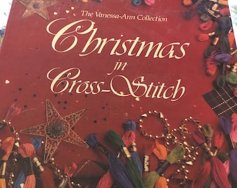 Christmas in Cross Stitch by Vanessa Ann binder and projects