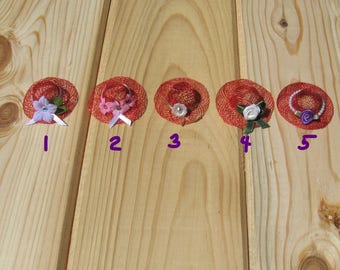 Miniature Doll Hat for Fairy Garden or Dollhouse