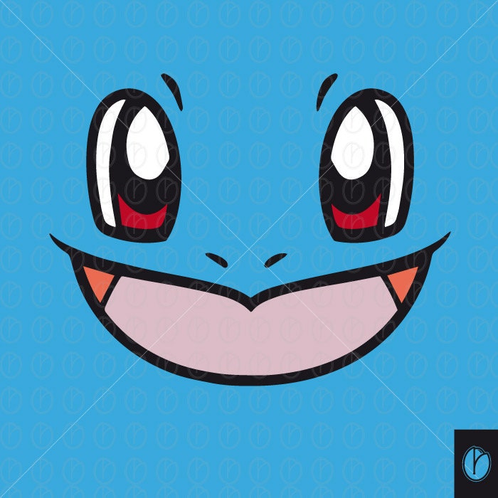 Download Squirtle cute face Pokemon cut Svg Eps vector Water Pokemongo
