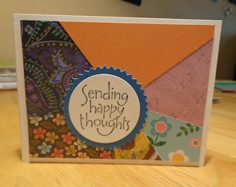Happy thoughts scrappy card