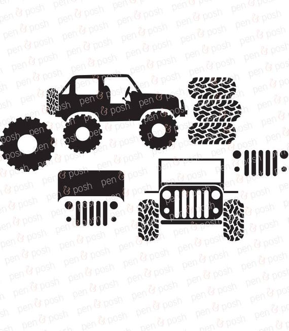 Download Jeep SVG Jeeping SVG Jeep SVG File Off Roading Mud Tire